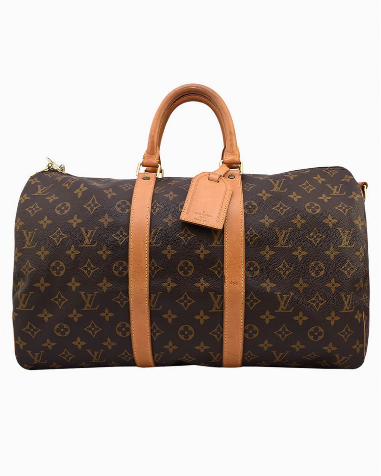 バッグ LOUIS VUITTON MONOGRAM KEEPALL45 Mala Louis Vuitton Original Keepal 45 Monograma Feminino